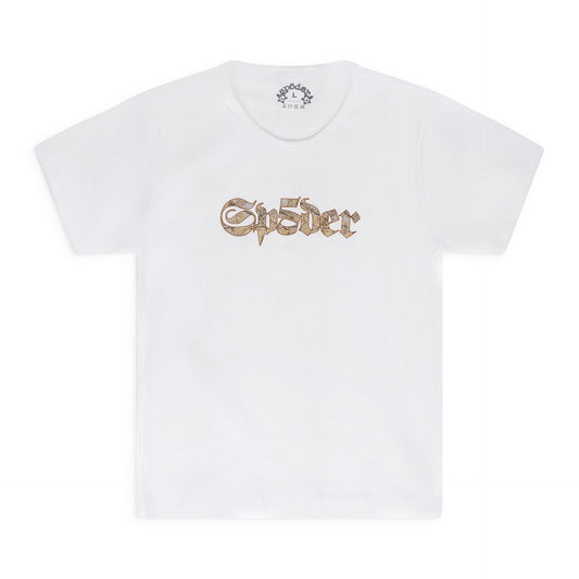 White White Script Baby T-Shirt