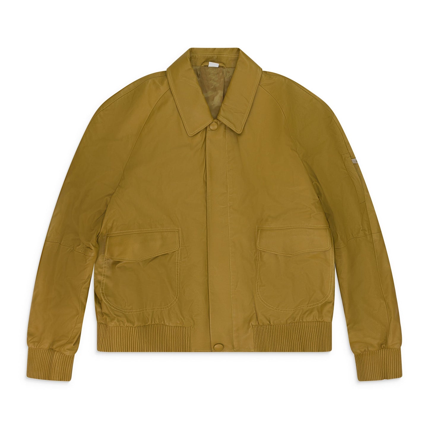 Mustard Flap Pocket Jacket