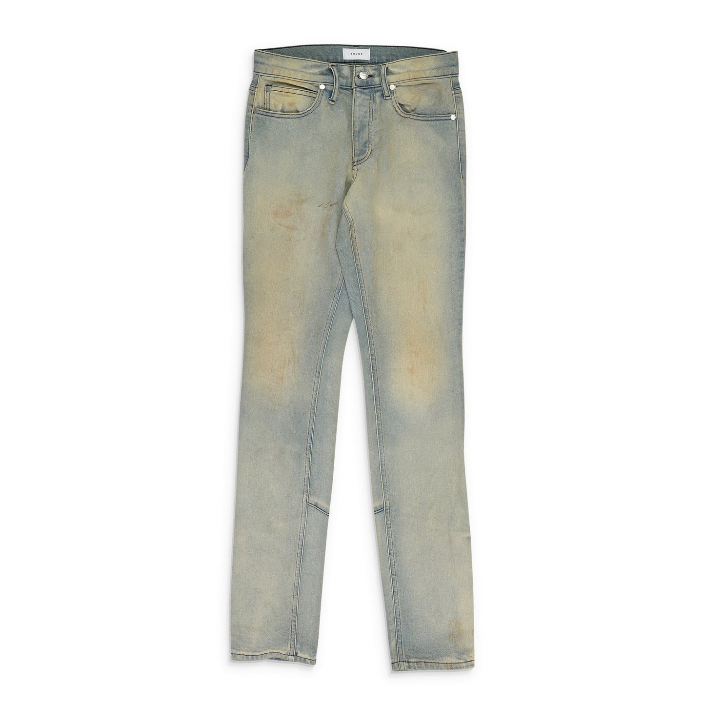 Blue Straight-Fit Jeans