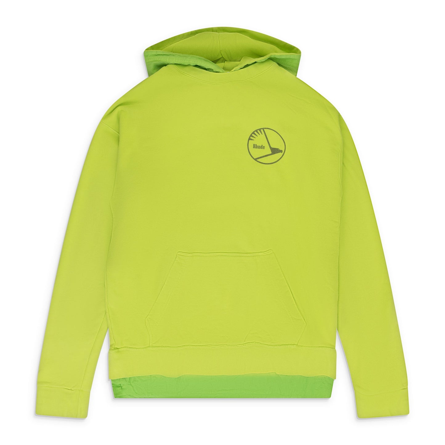 Green Layered Hoodie