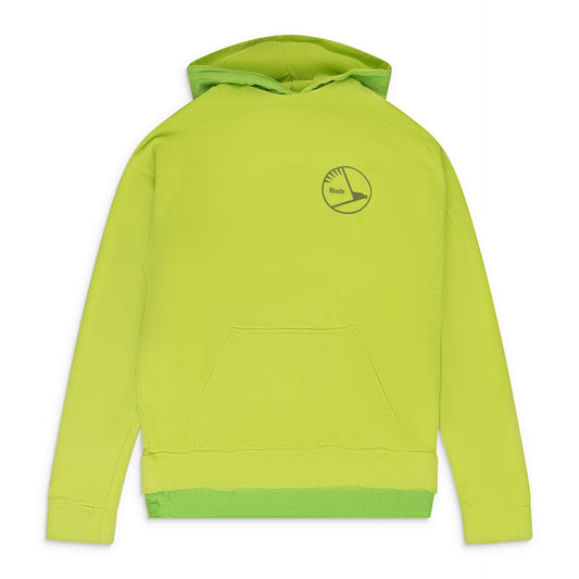 Green Layered Hoodie