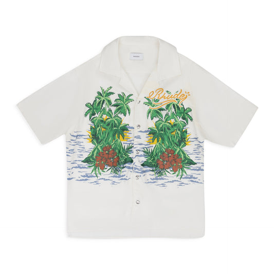 White Palmas Snap Shirt