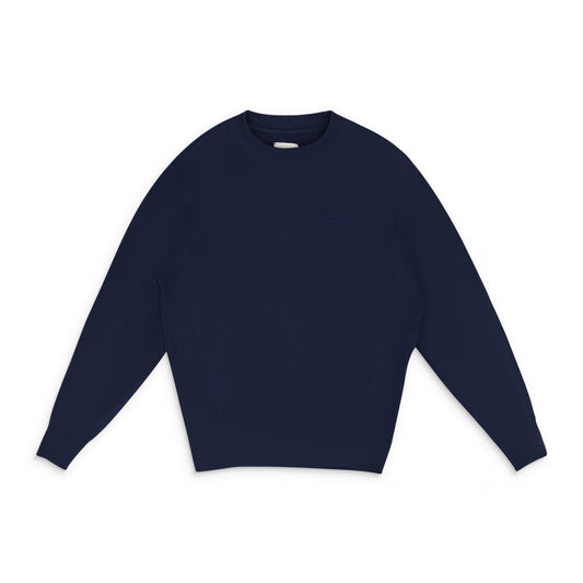 Blue Tonal Logo Crewneck Sweatshirt