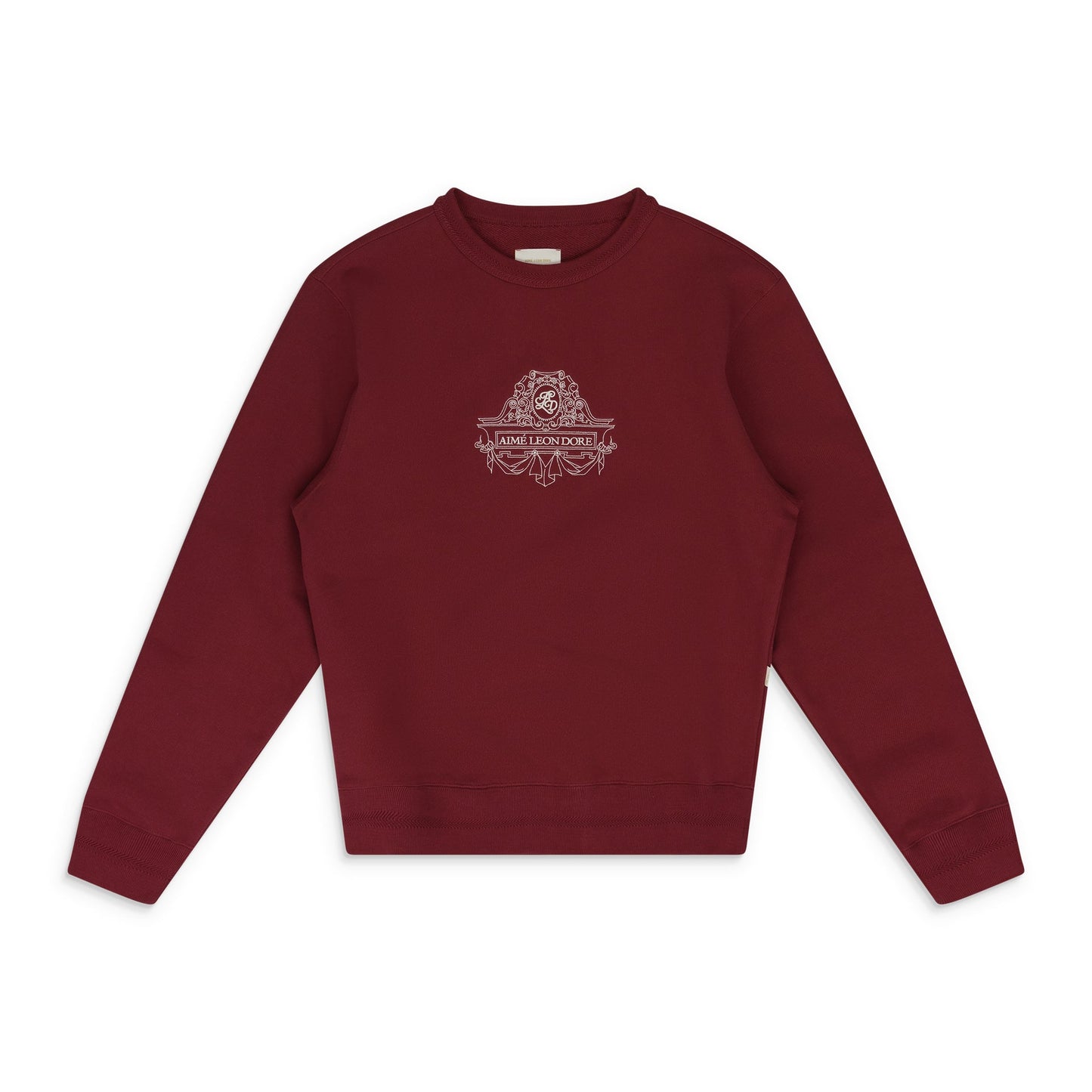 Red Engraved Crewneck