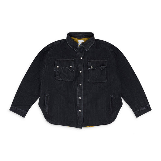 Black Denim Overshirt