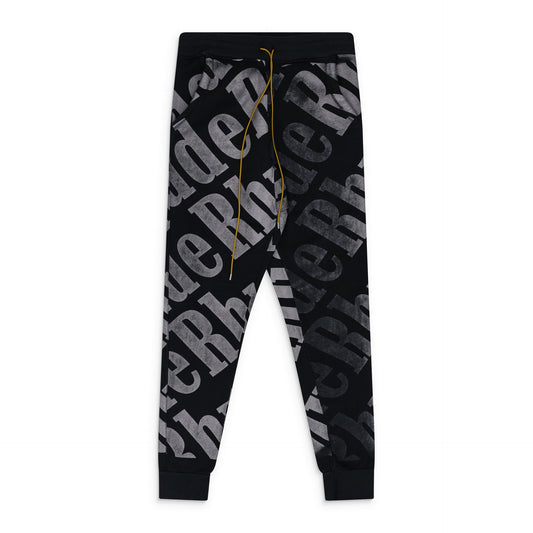 Black All Over Sweatpants