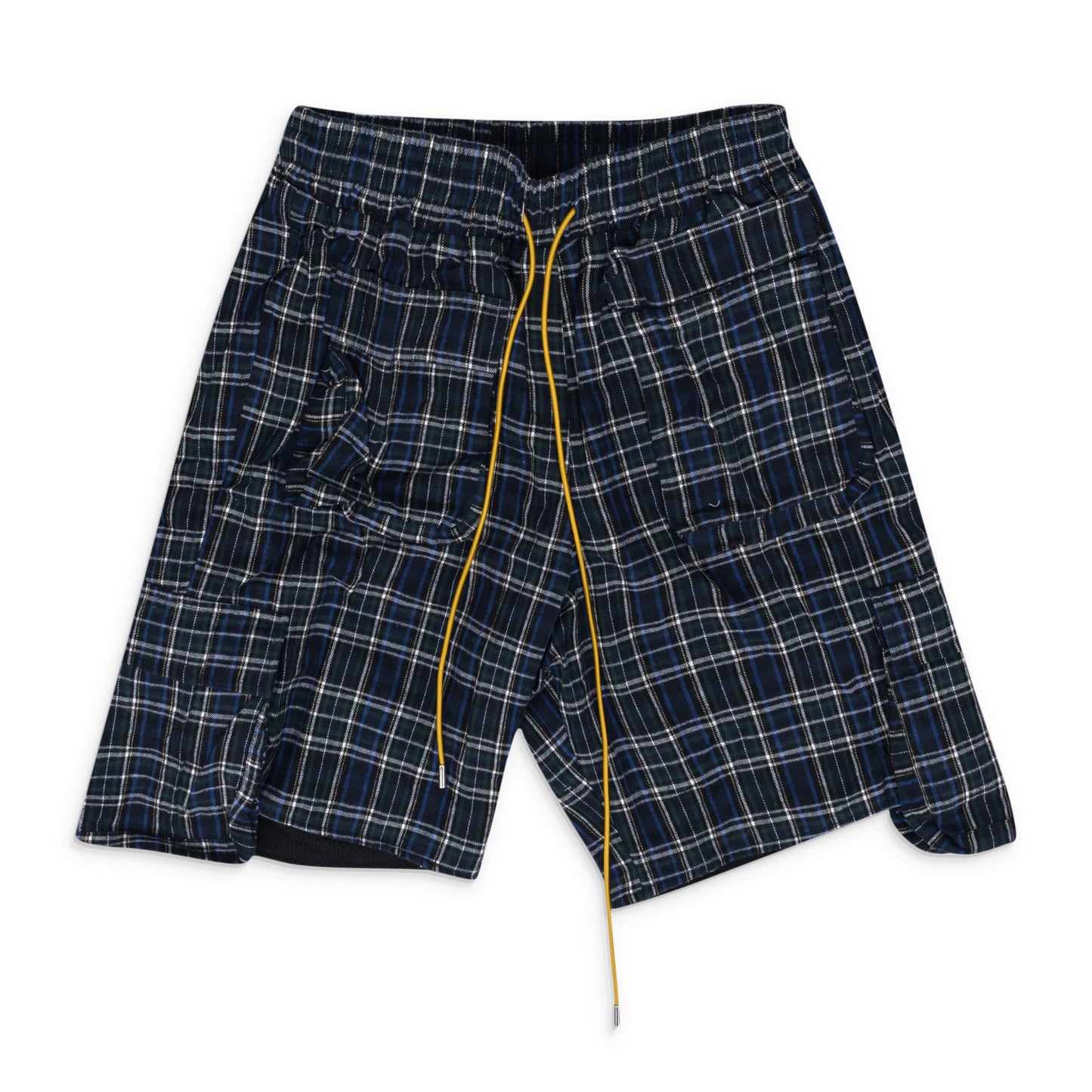 Blue Plaid Shorts