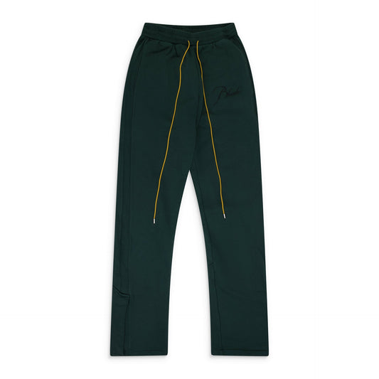 Green Script Logo Sweatpants