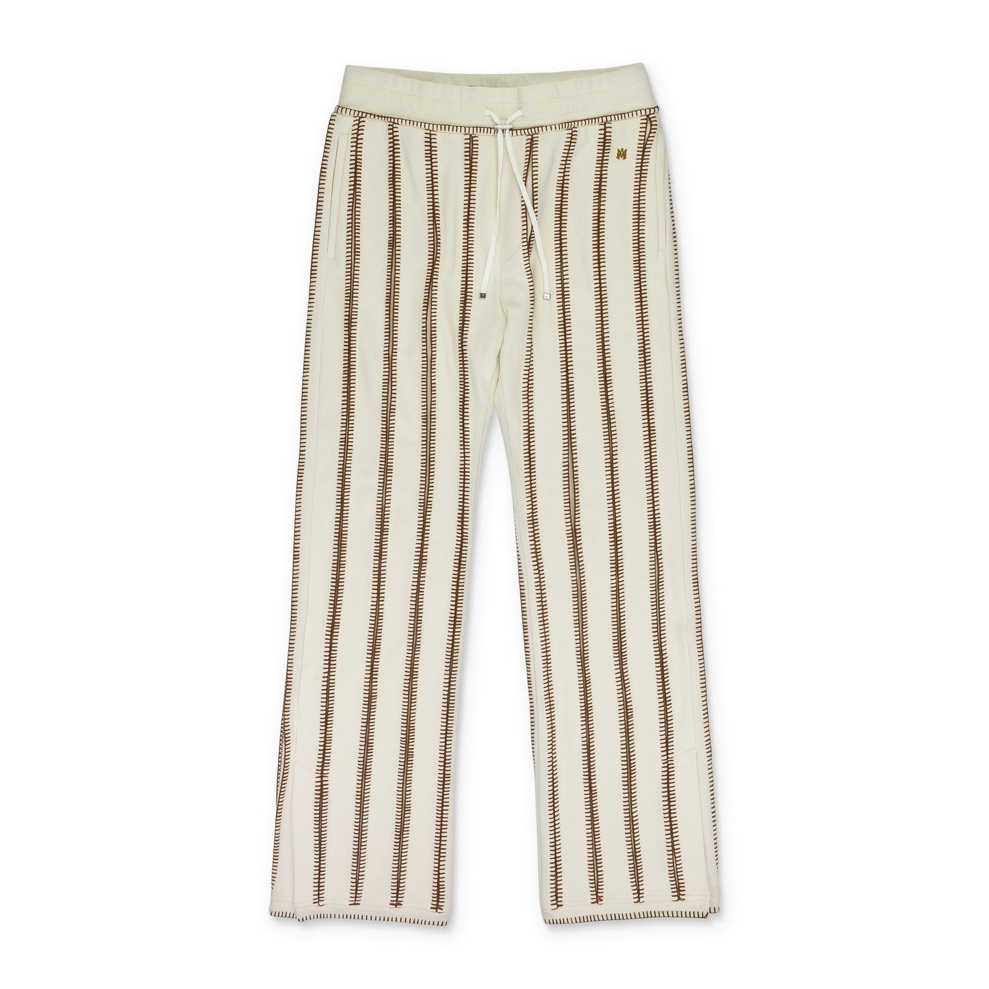 Cream Stitch Track Flare