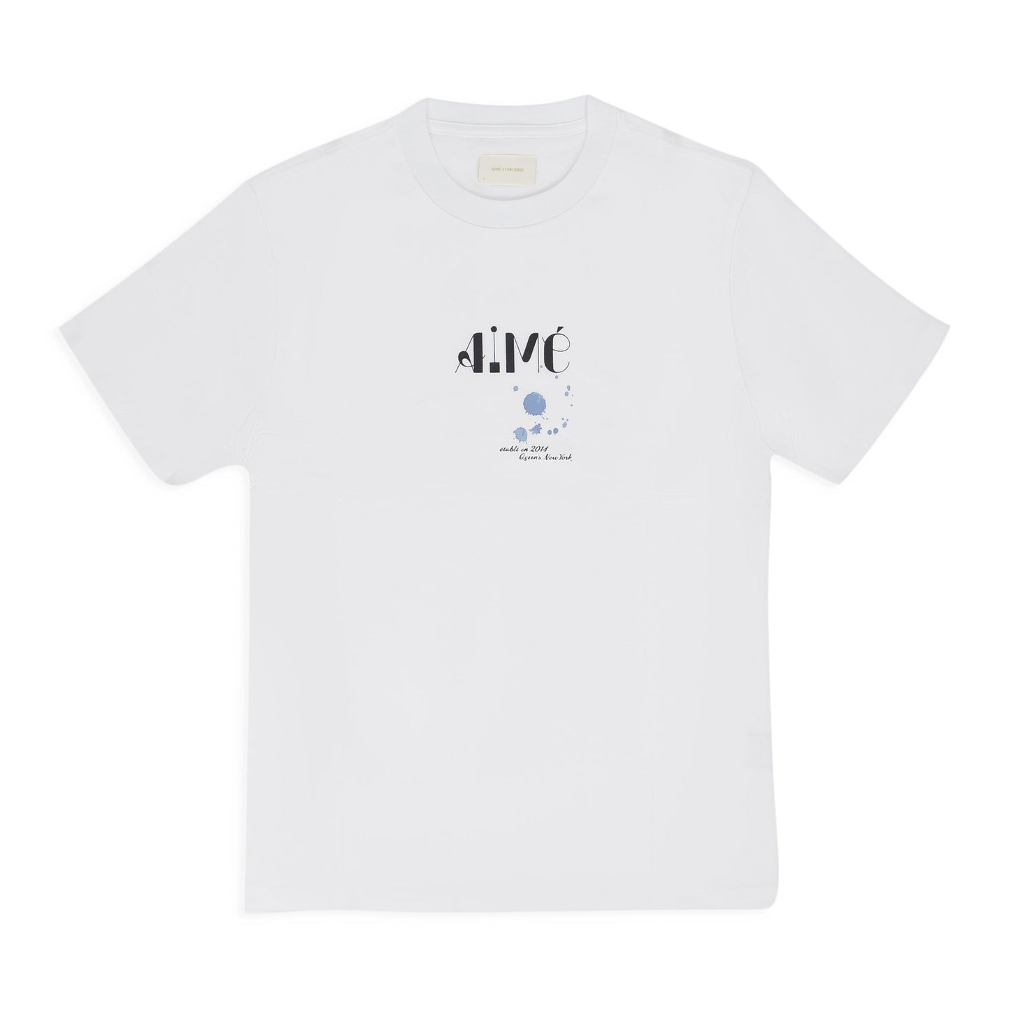 White SS Ink Logo Tee