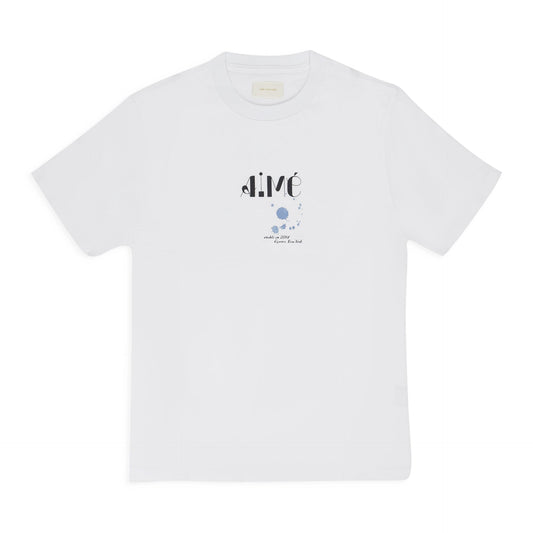 White SS Ink Logo Tee