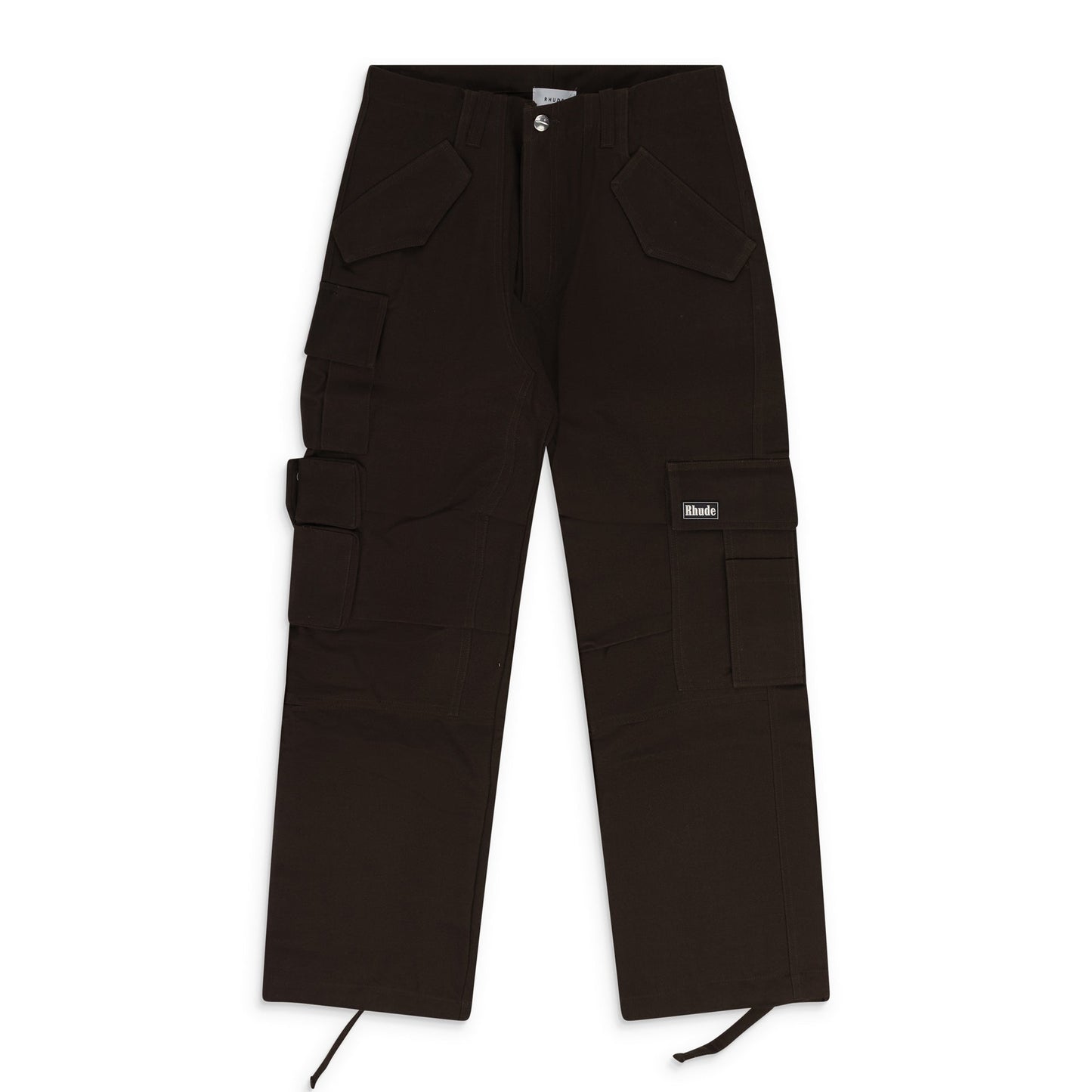 Brown Suiting Cargo Pant