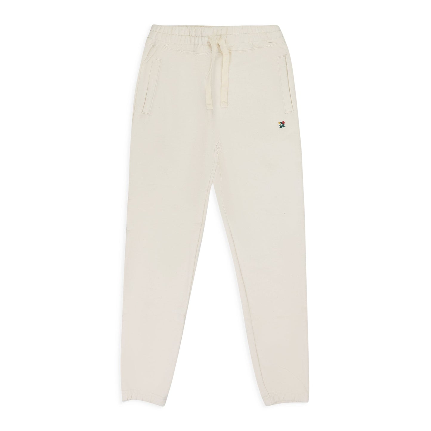 Cream Crest Sweatpants