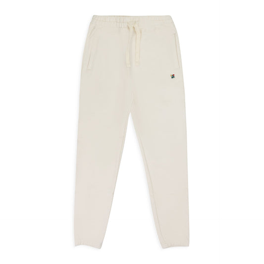 Cream Crest Sweatpants
