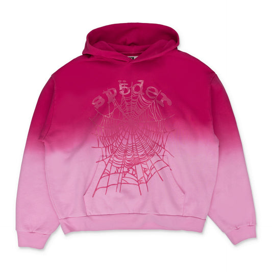 Pink Og Web Ombre Hoodie