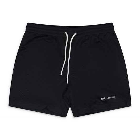 Black Logo Gym Short