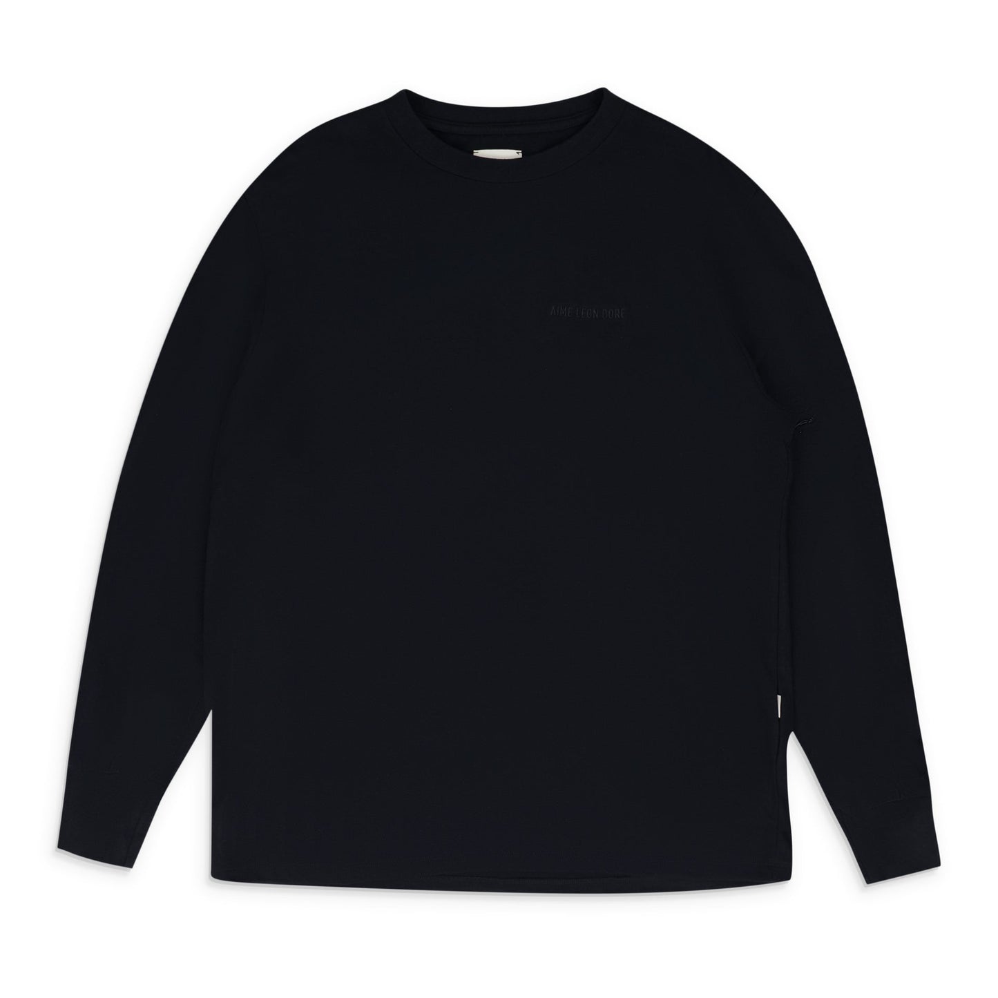 Black Tonal Logo Long-Sleeve T-Shirt