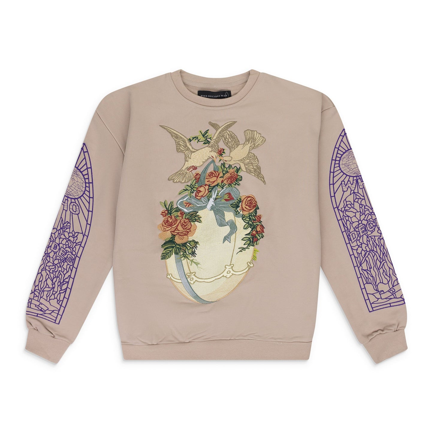 Beige Gift Crewneck 'Silver'