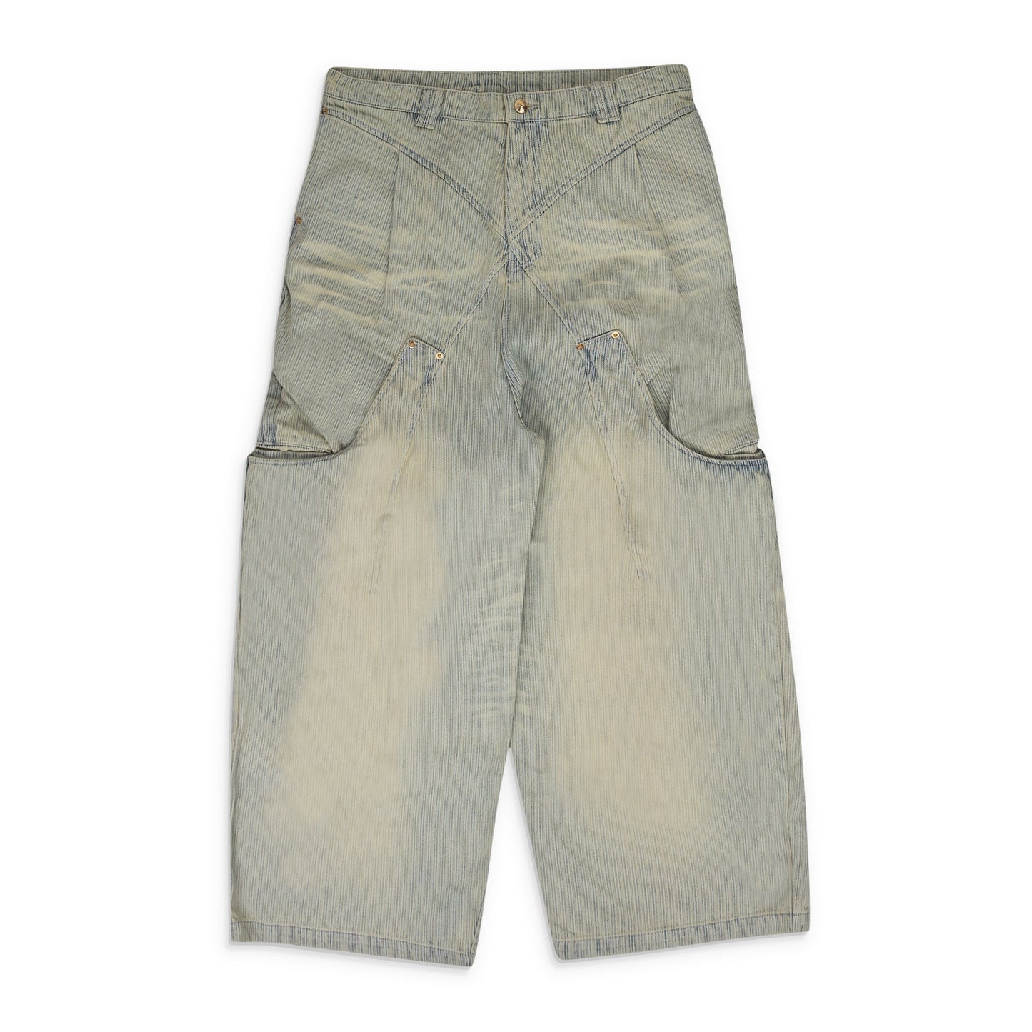 Blue Billie Bibs Denim Pants