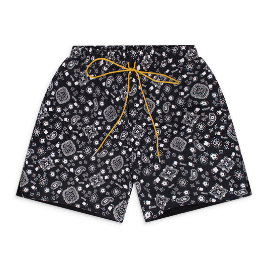 Black Ssense Exclusive Bandana Shorts