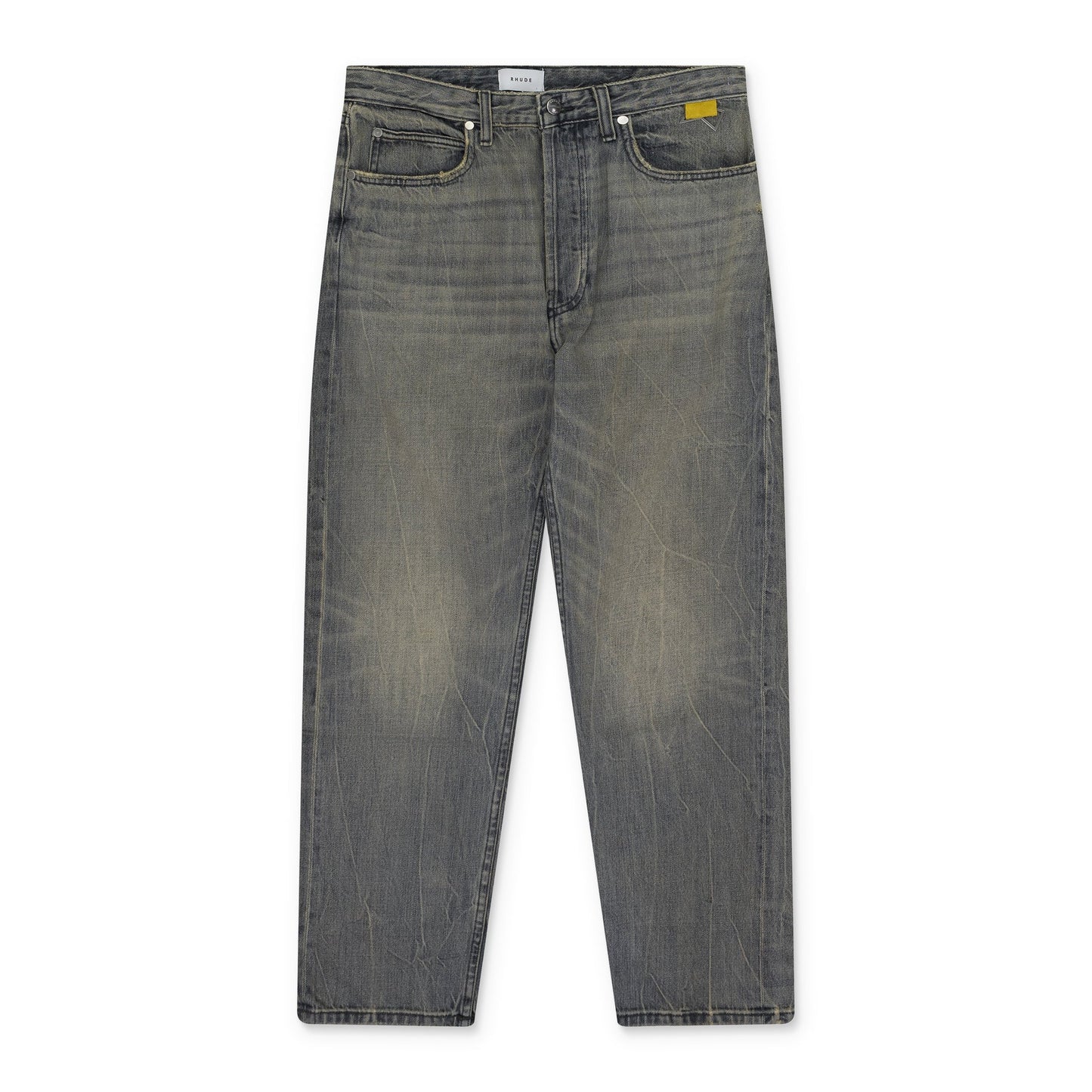 Gray Denim Pants