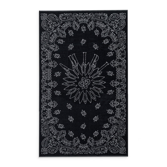 Black Bandana Towel