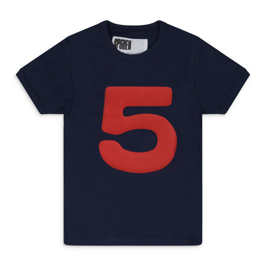 Blue '5' Baby T-Shirt