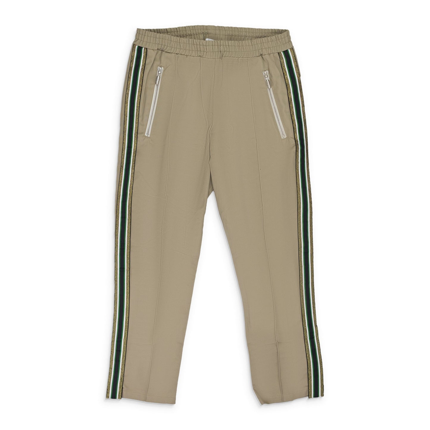 Beige Traxedo Pants