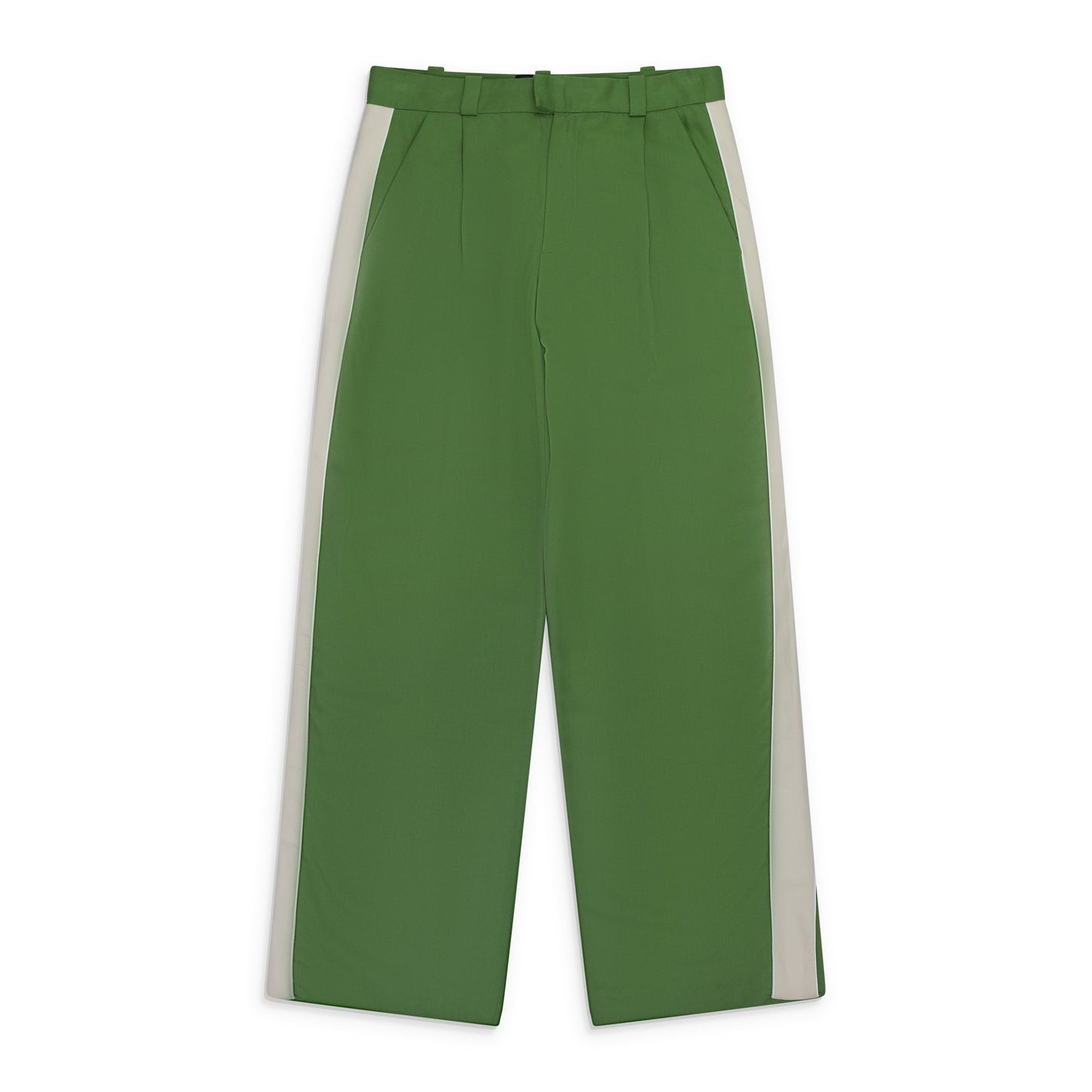 Green Ahluwalia Grove Wide Leg Trouser Green