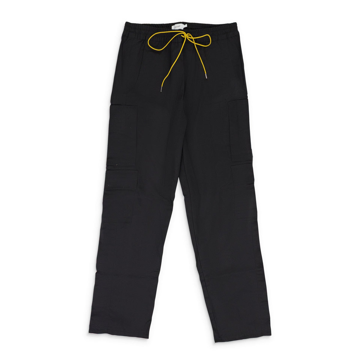 Black Twill Cargo Pants