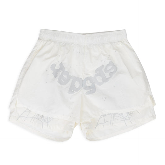 White OG Web Double Layer Shorts