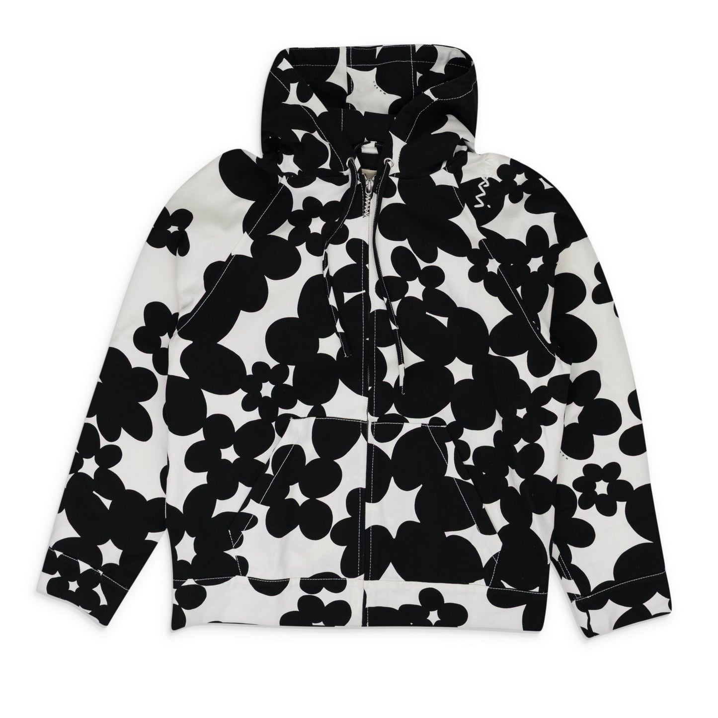 Black Dillies Gabardine Zip Hoodie