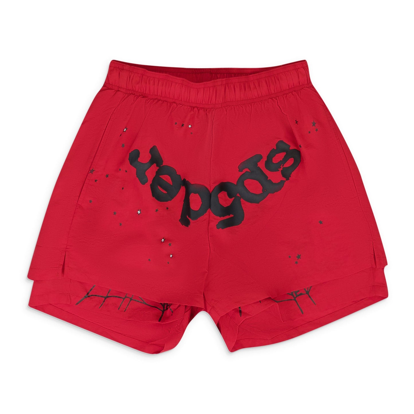 Red OG Web Double Layer Shorts