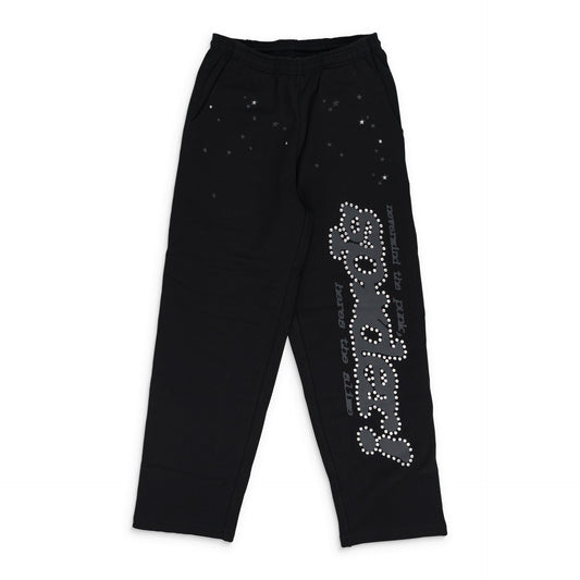 Black Rhinestone Punk V2 Sweatpant