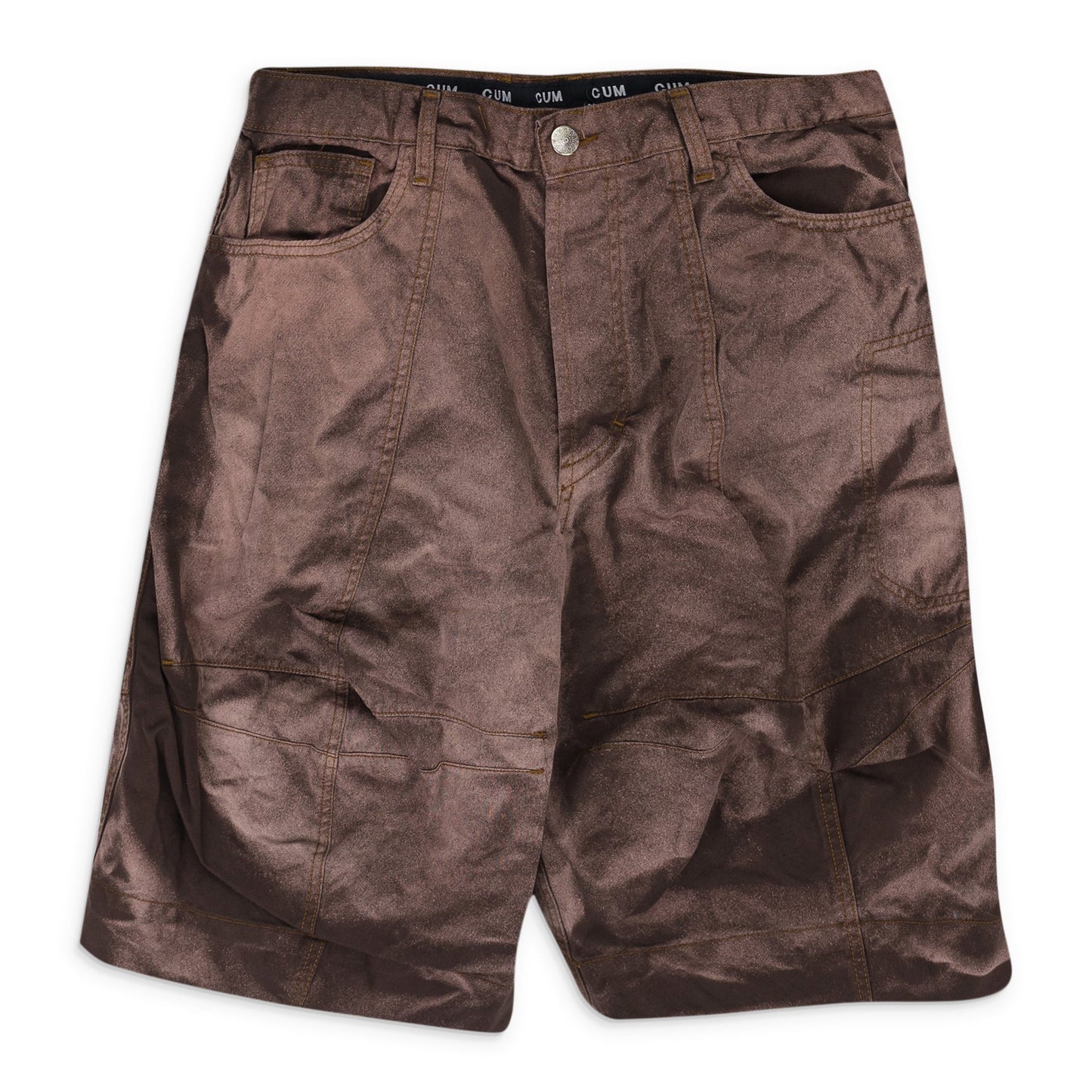 Brown Oversized Shorts