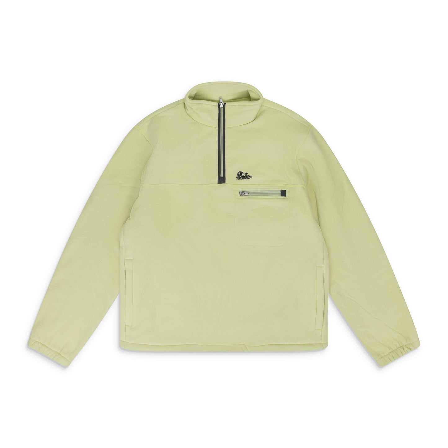 Seafoam Green Quarter Zip Pullover Fleece