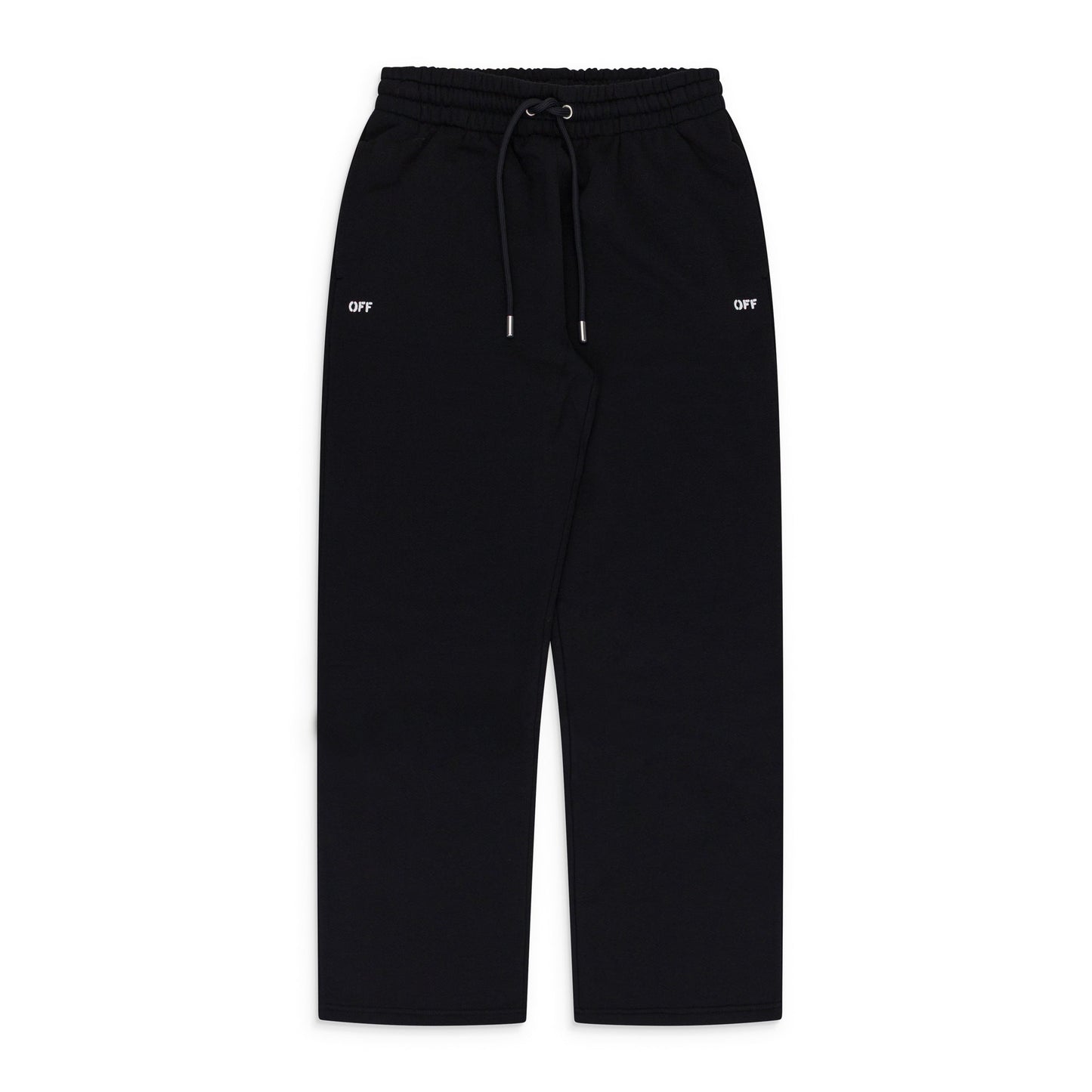 BLACK Spray Can Diagonal Sweatpants