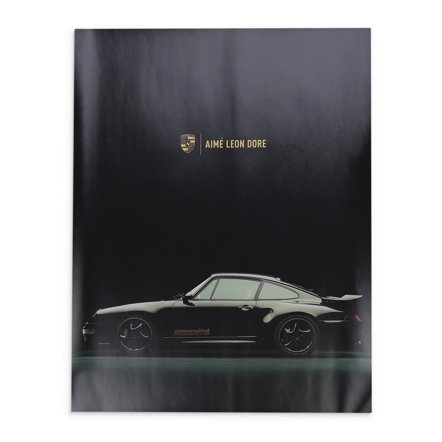 Multicolor Porsche 993 Turbo Poster
