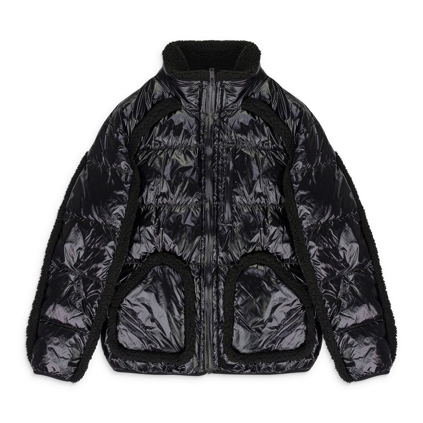 Black / Black Ski Mountain Puffer