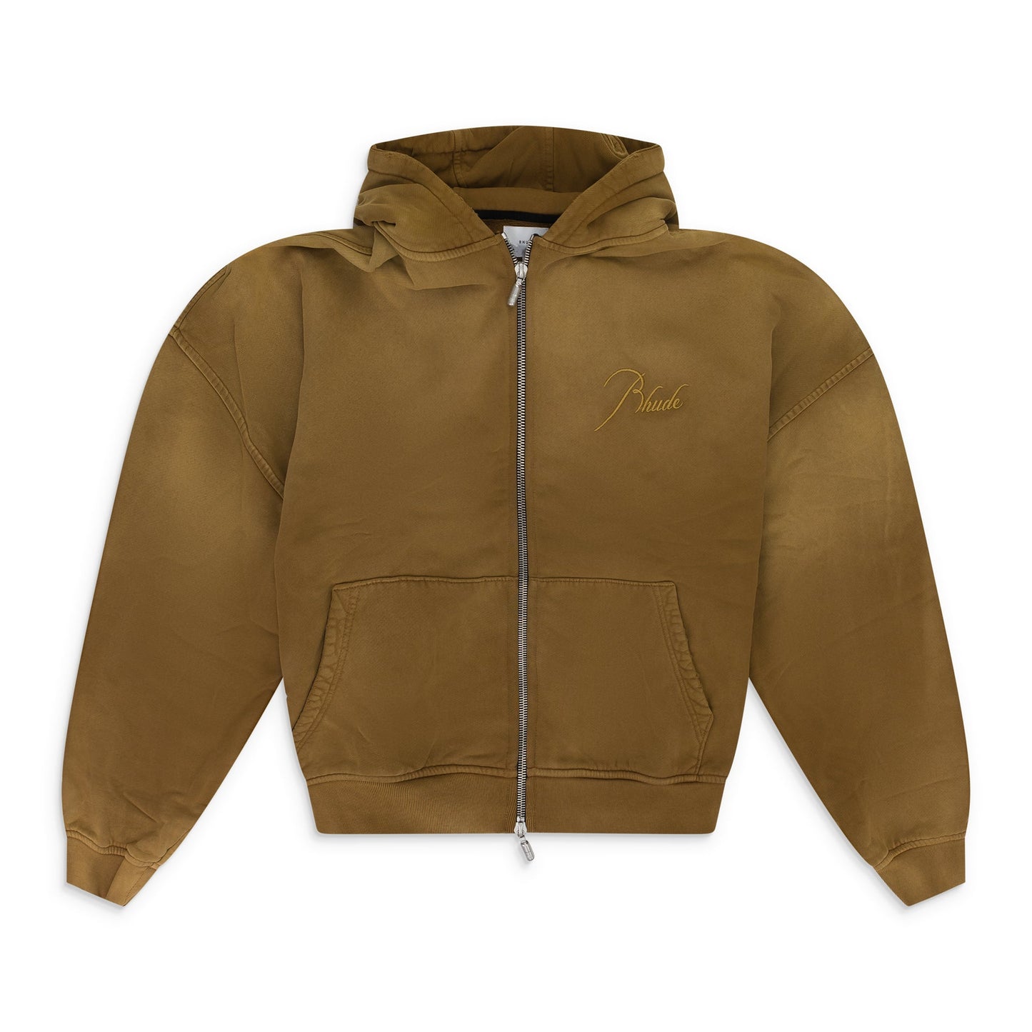 Brown Zip-UP Hoodie