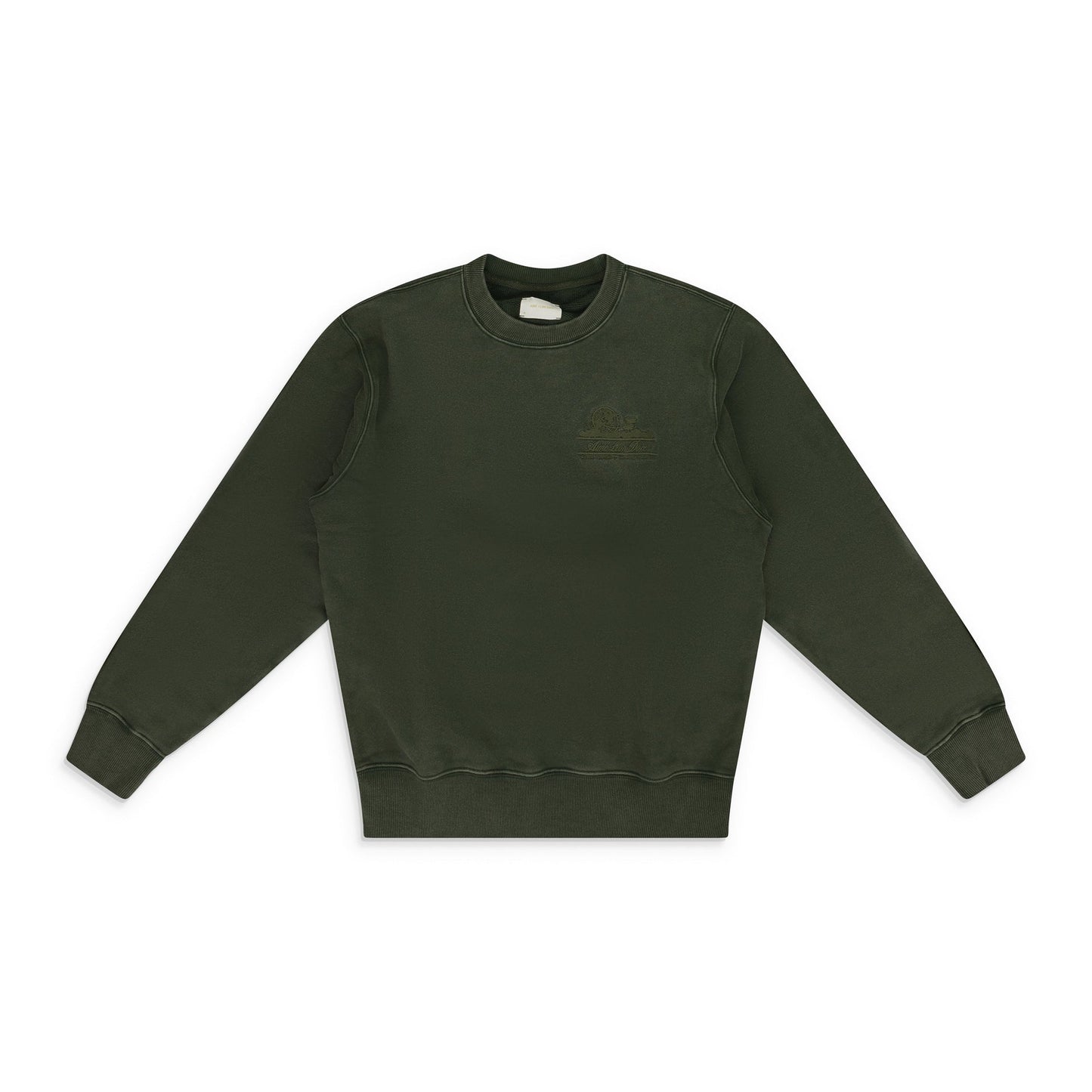 Green Tonal Unisphere Crewneck Sweatshirt