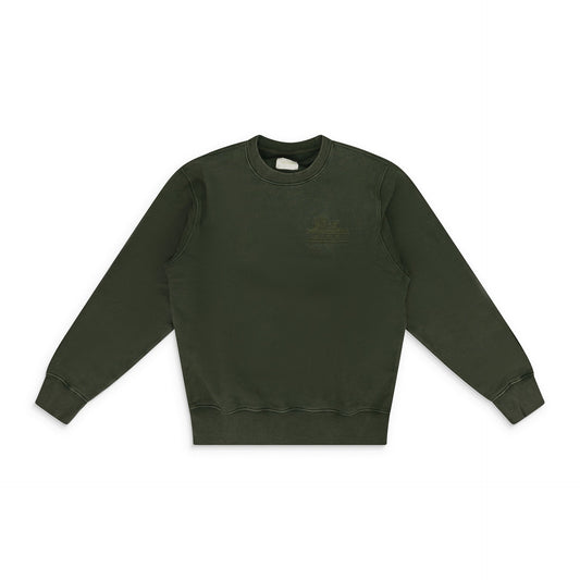 Green Tonal Unisphere Crewneck Sweatshirt