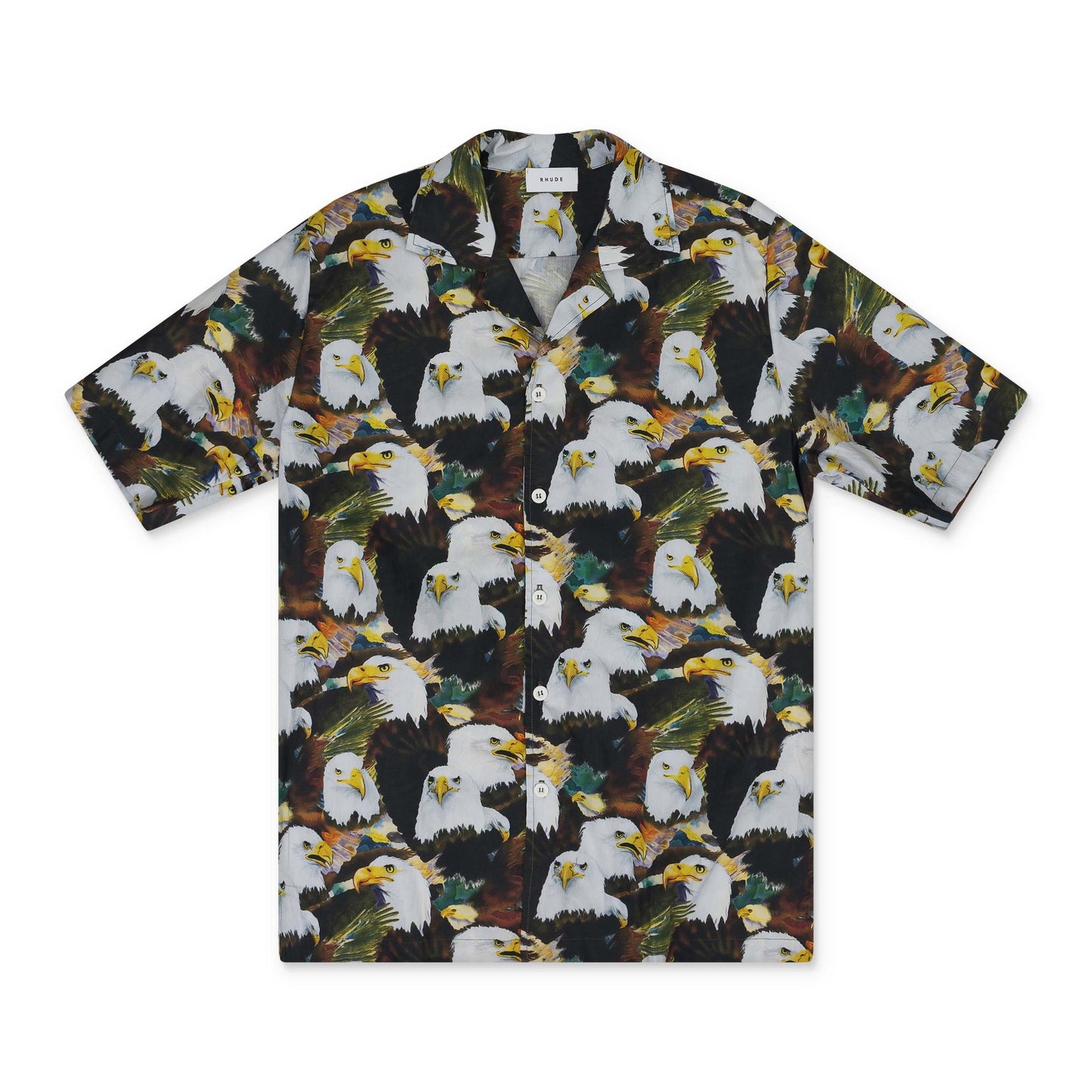 Multicolor Truck Stop American Eagle Button-Up