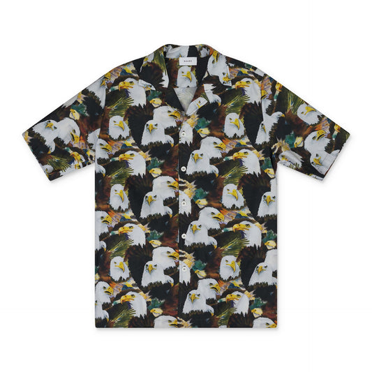 Multicolor Truck Stop American Eagle Button-Up