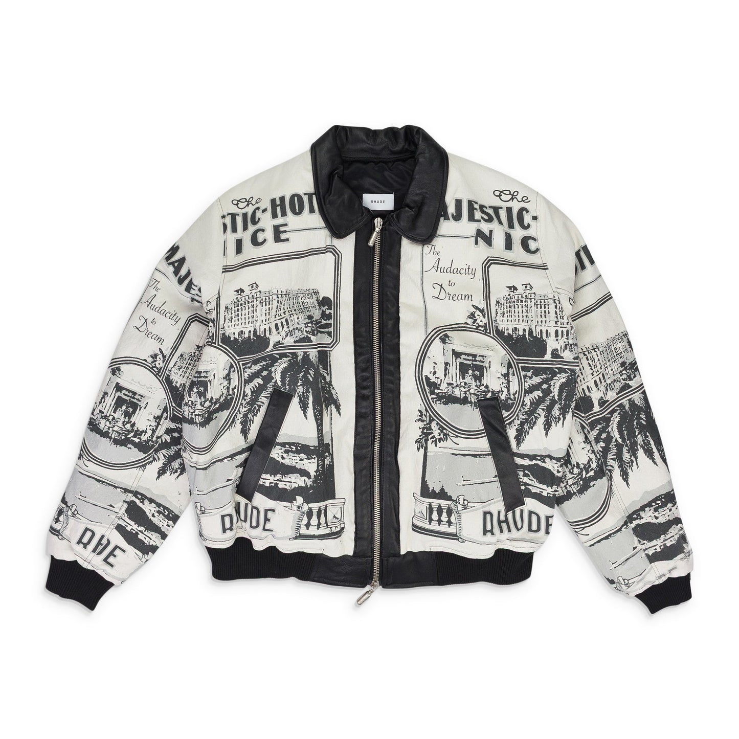 White Vouyage Bomber Jacket