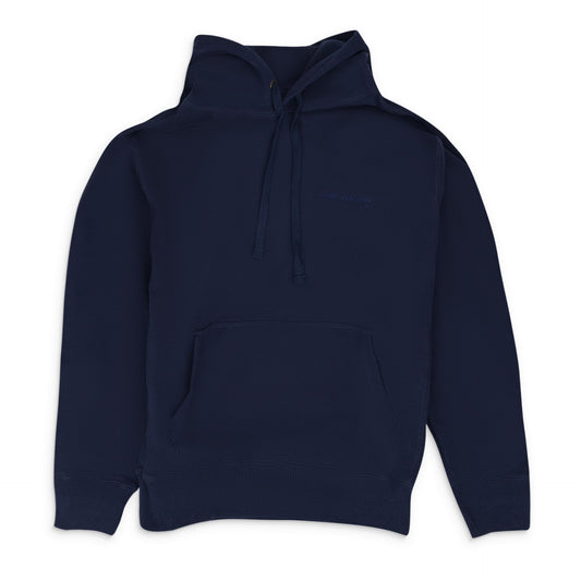 Blue Tonal Logo Hoodie