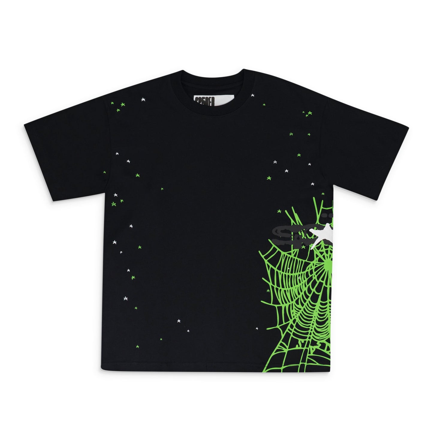 Black Heavy Web Tee