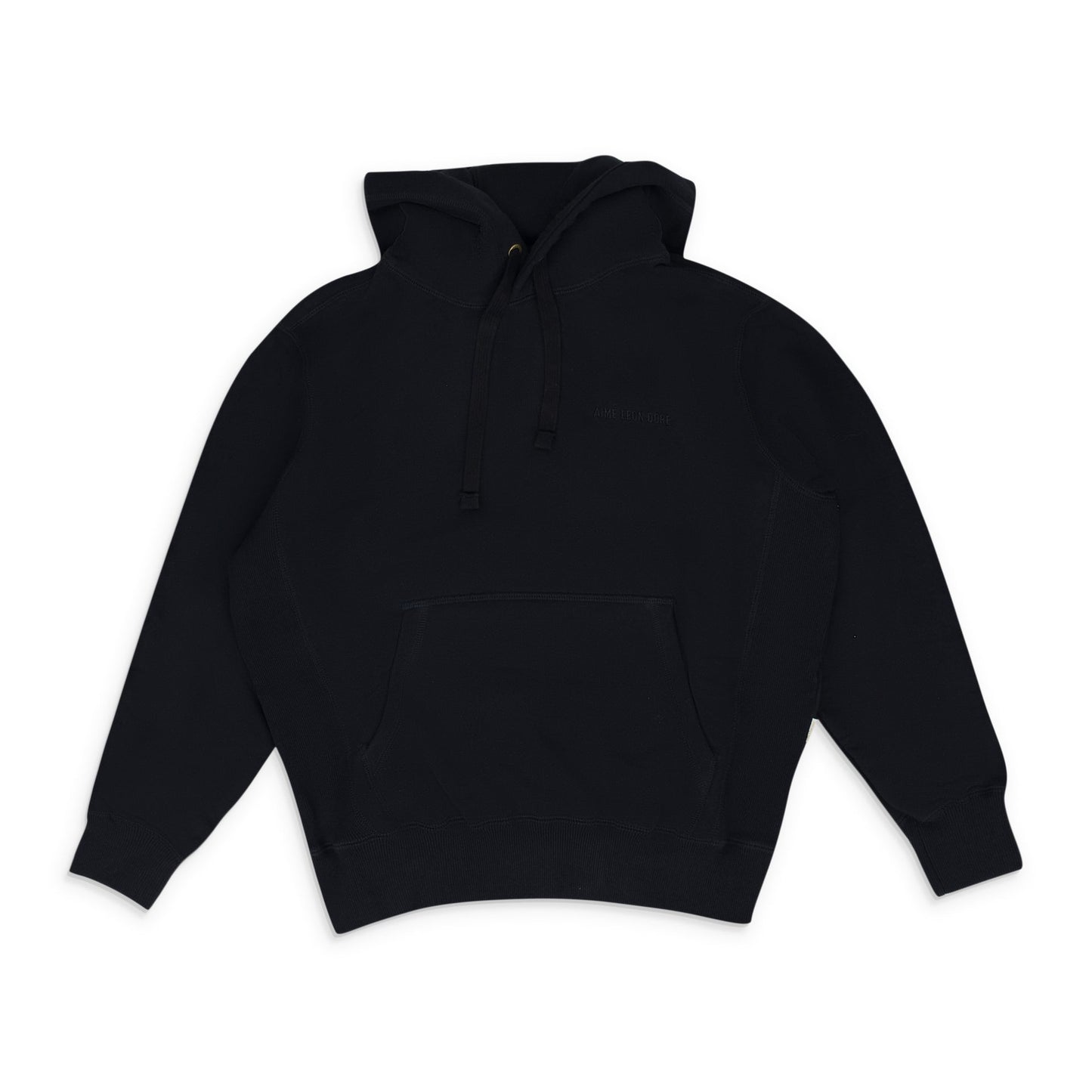 Black Tonal Logo Hoodie