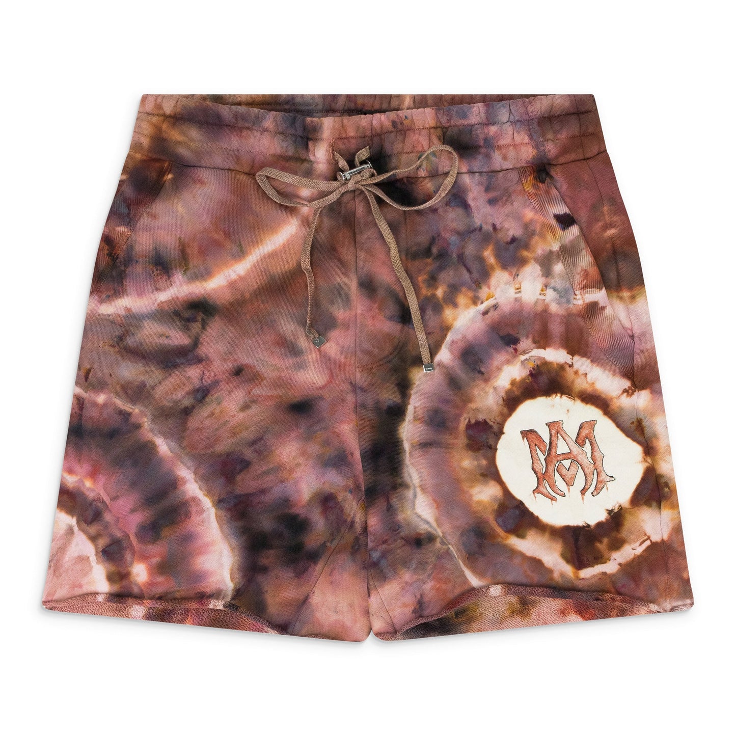 Brown Tie Dye Ma Shorts