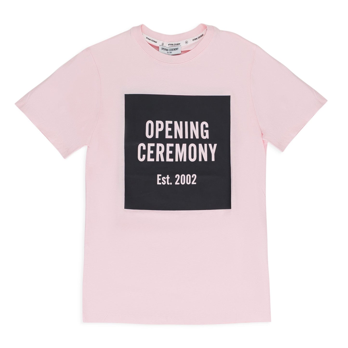 PINK BOX LOGO T-SHIRT